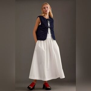 Damson Madder Arte Denim Tie-Front Gilet/Vest EU Size 8/ US Size 4